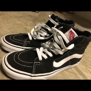 Black Vans high tops